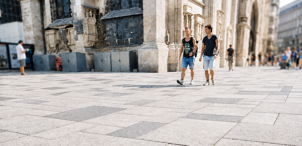 5Pflasterplatten beim Stephansdom in Wien