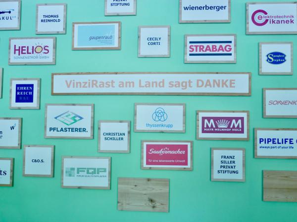 Unterstützer VinziRast am Land