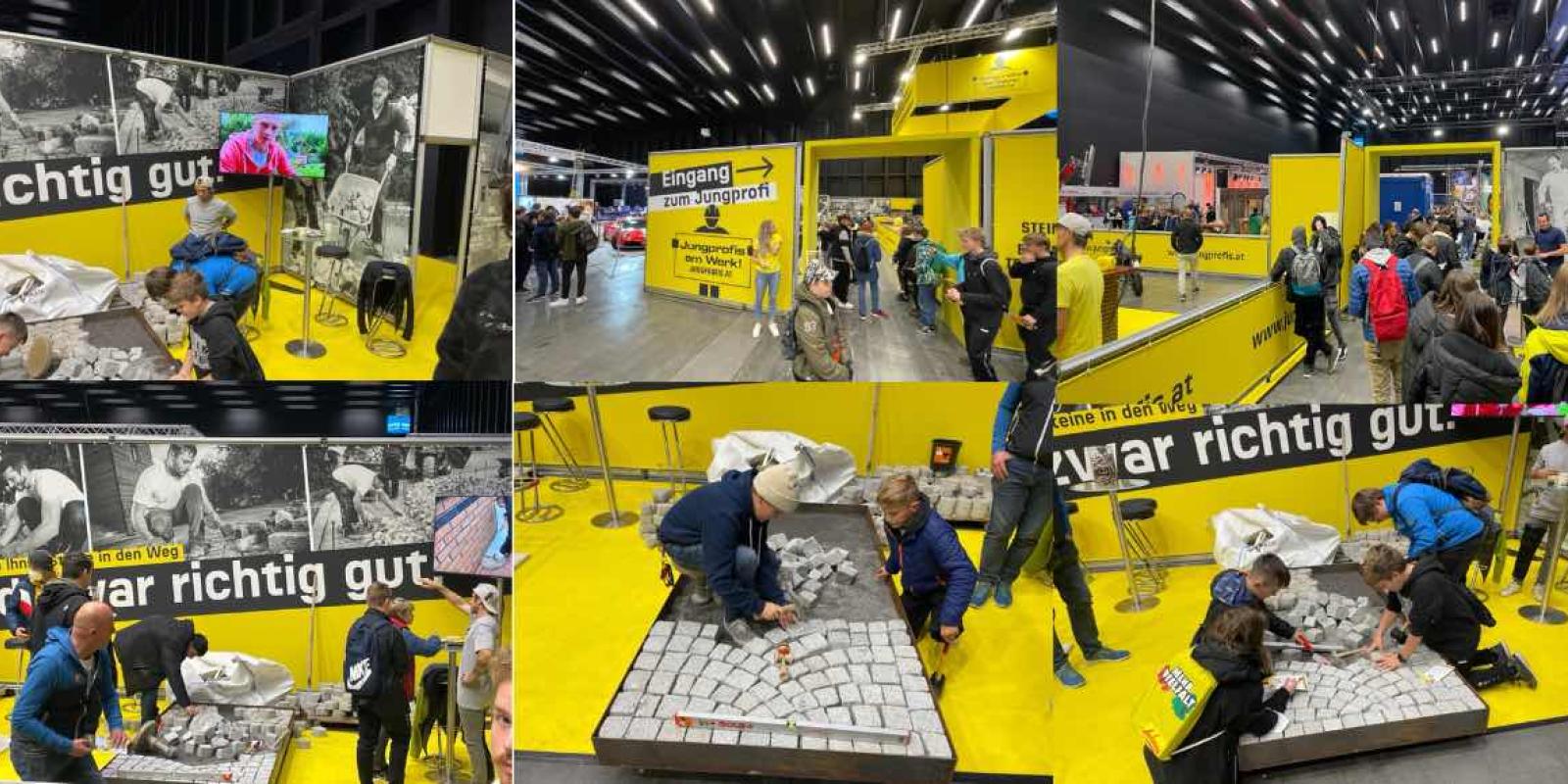 5Pflasterer bei der i-Messe in Dornbirn