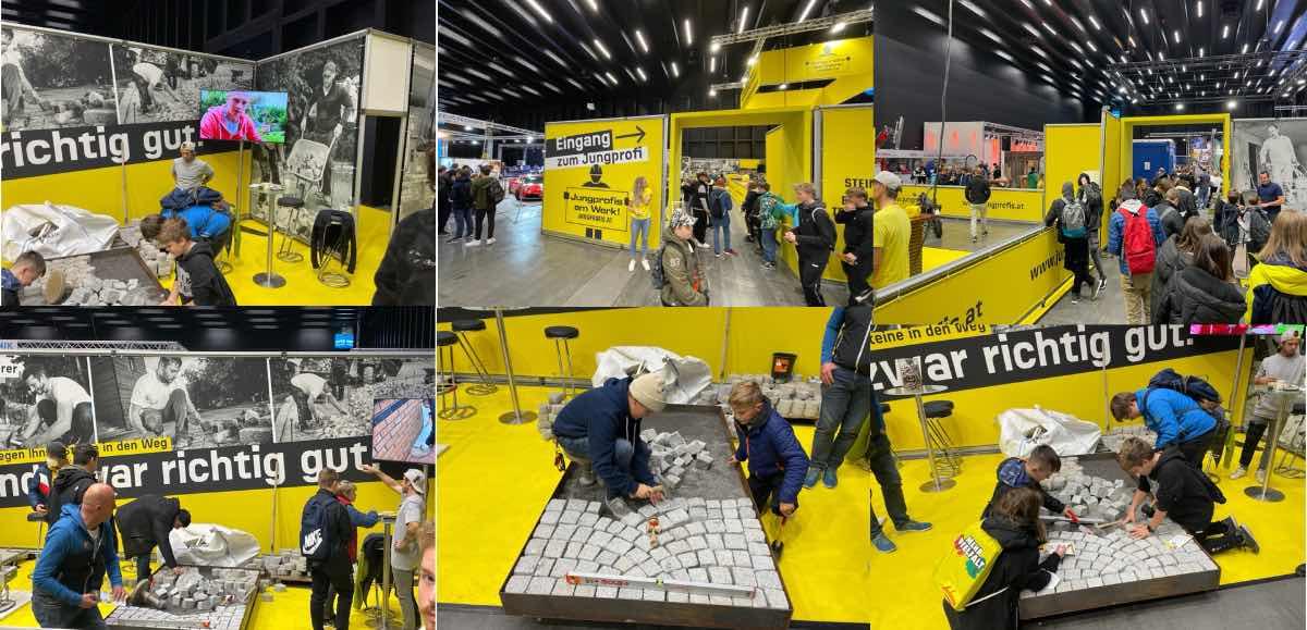 5Pflasterer bei der i-Messe in Dornbirn